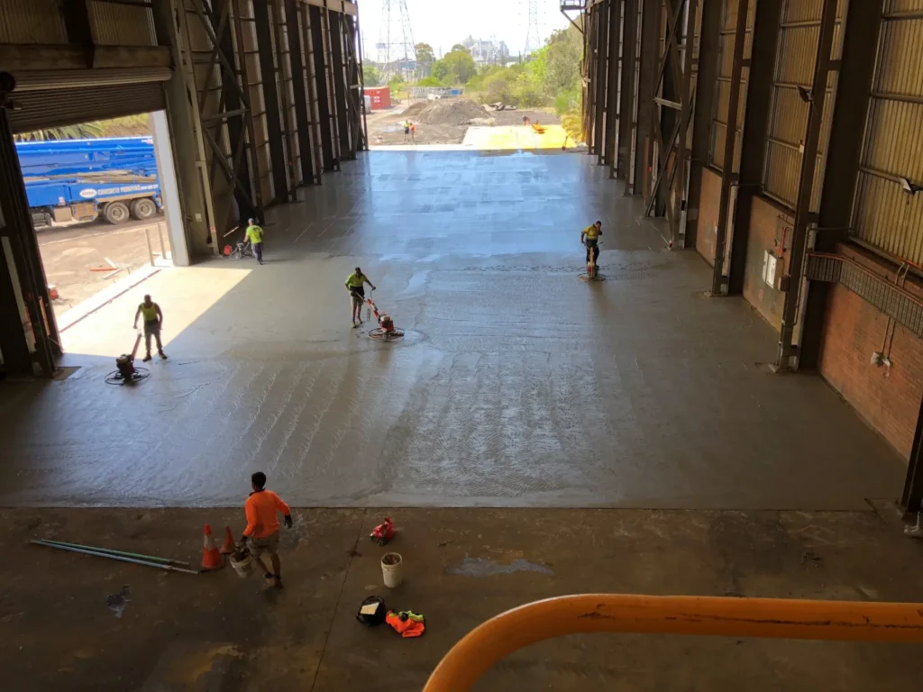 Finishing-slab-Port-Kembla